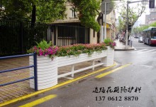 中山公园景观改造花箱护栏